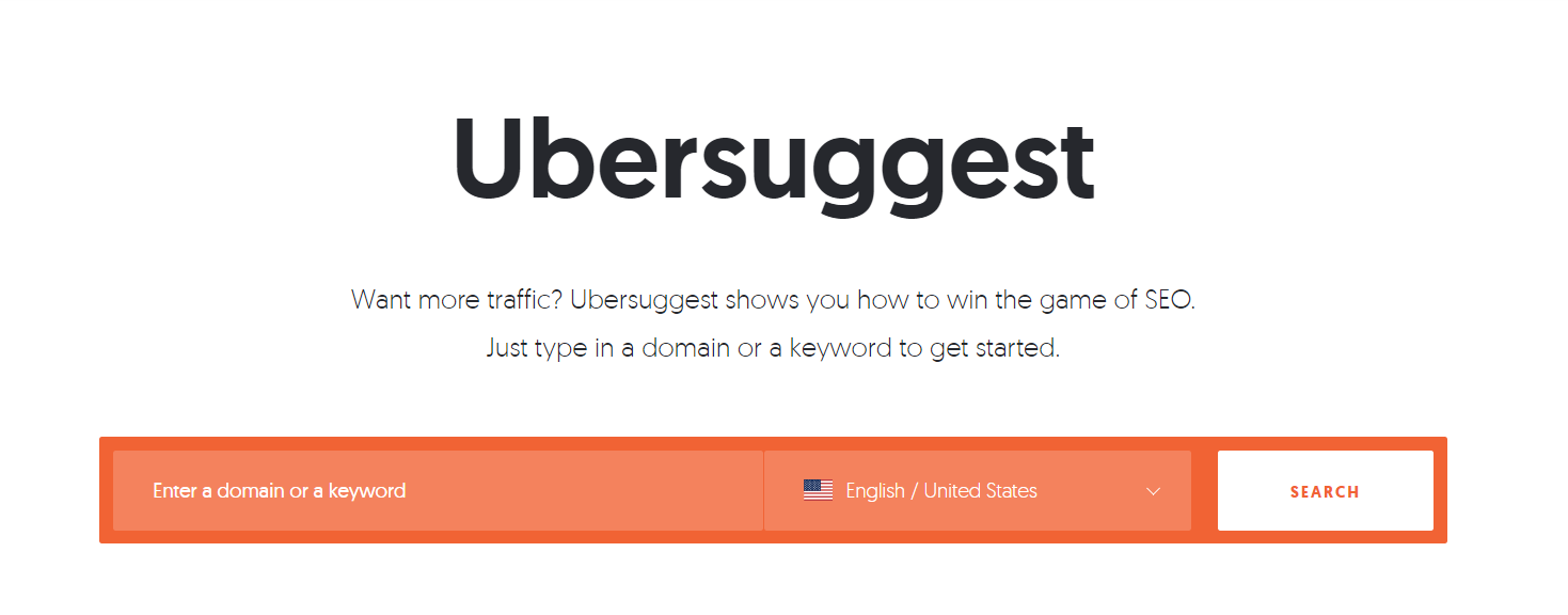 Công cụ nghiên cứu từ khóa Ubersuggest