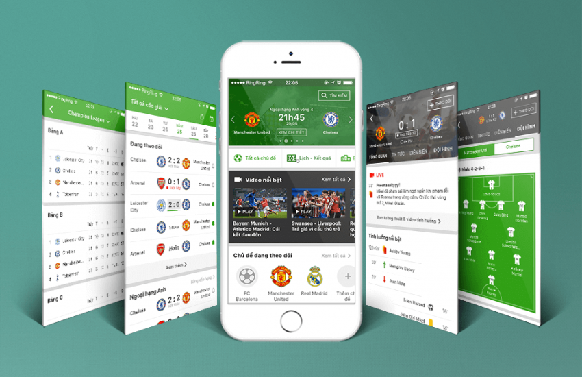 thiết kế app mobile